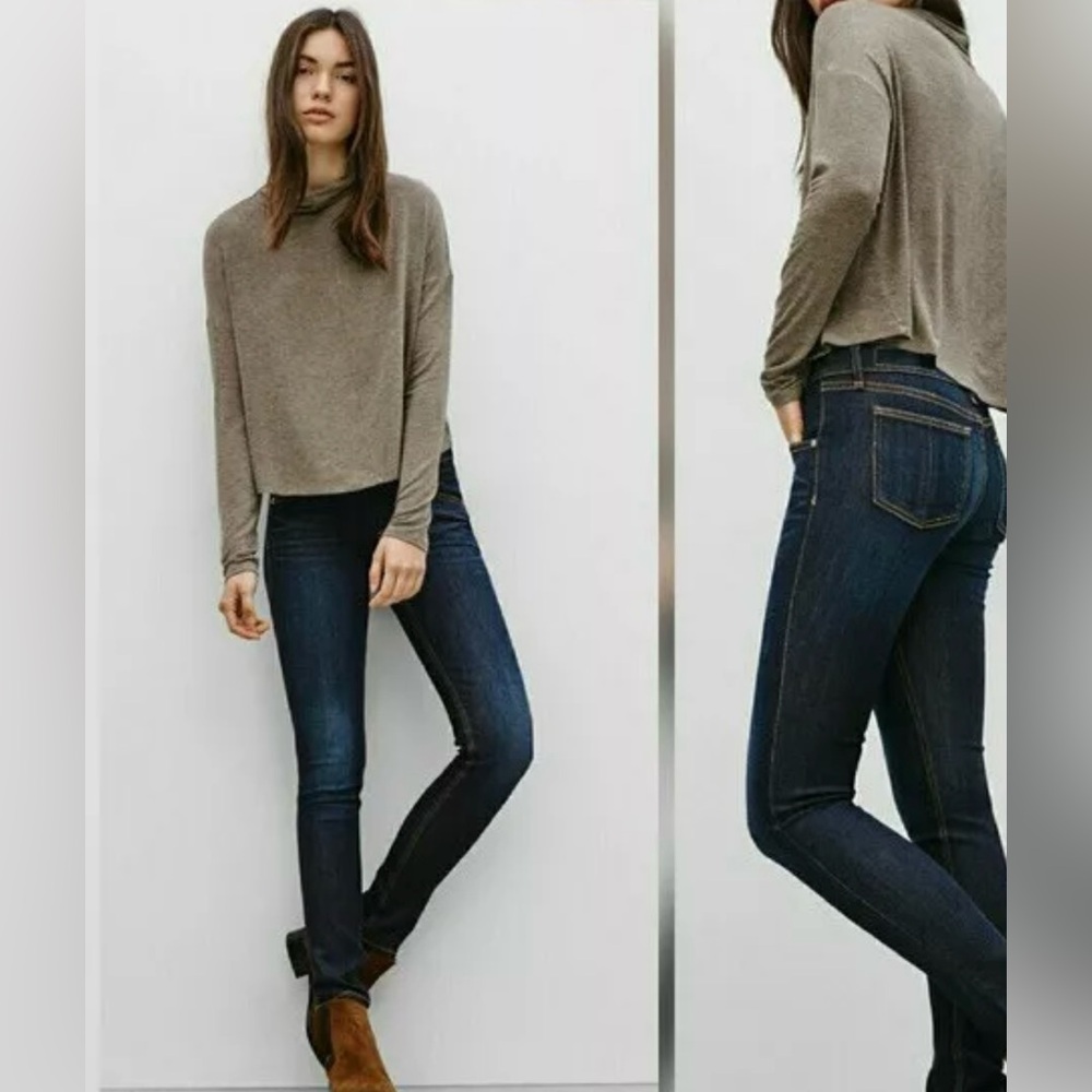 rag & bone Nina High-Rise Skinny Jeans Dark Blue jeans size 25
